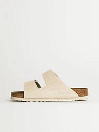 WOMENS BIRKENSTOCK ARIZONA SOFT FOOTBED SUEDE SANDALS - REGULAR ANTI