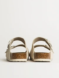 WOMENS BIRKENSTOCK ARIZONA SOFT FOOTBED SUEDE SANDALS - REGULAR ANTI