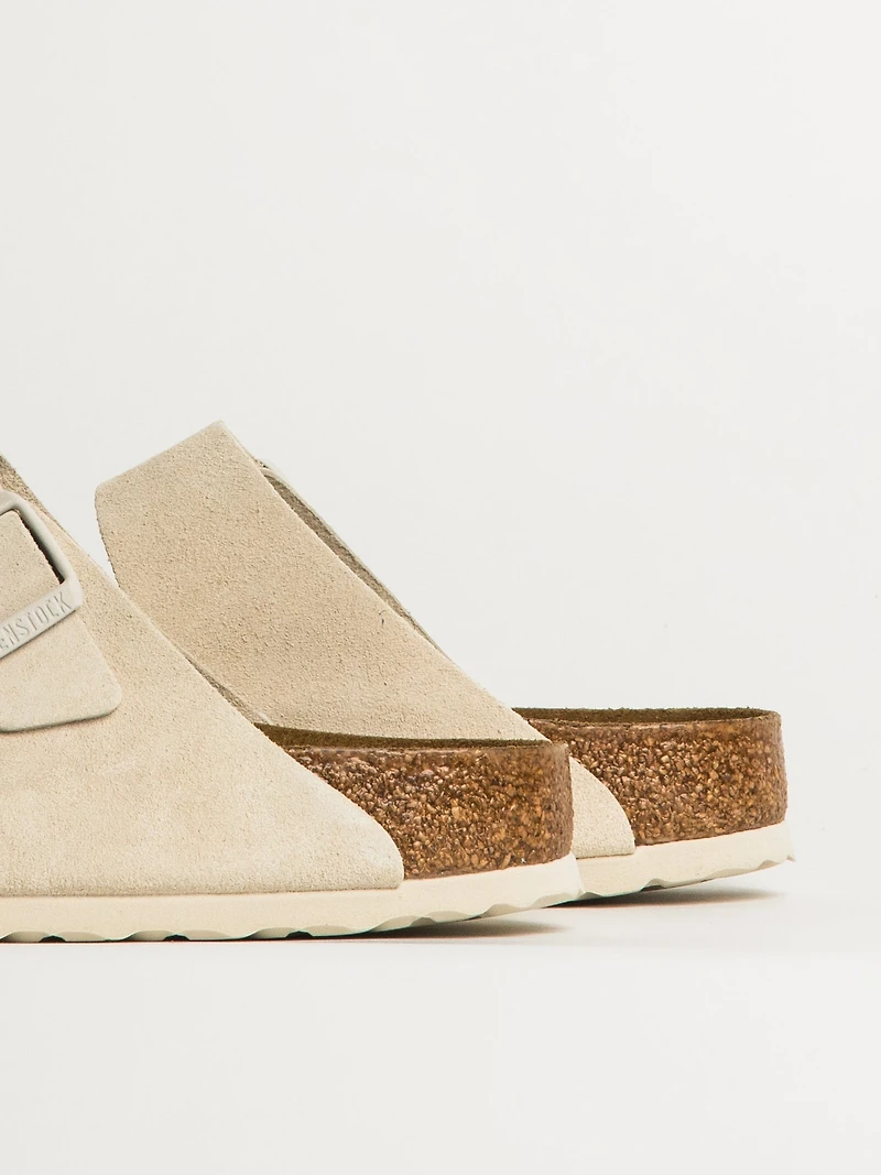 WOMENS BIRKENSTOCK ARIZONA SOFT FOOTBED SUEDE SANDALS - REGULAR ANTI