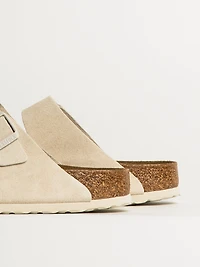 WOMENS BIRKENSTOCK ARIZONA SOFT FOOTBED SUEDE SANDALS - REGULAR ANTI