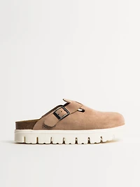 WOMENS BIRKENSTOCK BOSTON CHUNKY WARM - MEDIUM/NARROW SAND