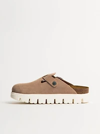 WOMENS BIRKENSTOCK BOSTON CHUNKY WARM - MEDIUM/NARROW SAND