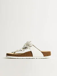 SANDALES EN CUIR FLEURS BIRKENSTOCK GIZEH POUR FEMMES