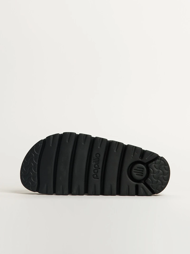 BIRKENSTOCK BOSTON CHUNKY SUEDE FEMME - NOIR