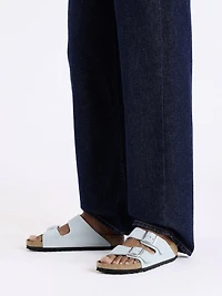 SANDALES BIRKENSTOCK ARIZONA EN DAIM POUR FEMMES - BABY BLUE