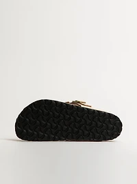 SANDALES BIRKENSTOCK GIZEH FLOWER EN CUIR POUR FEMMES - ROSE CLAIR