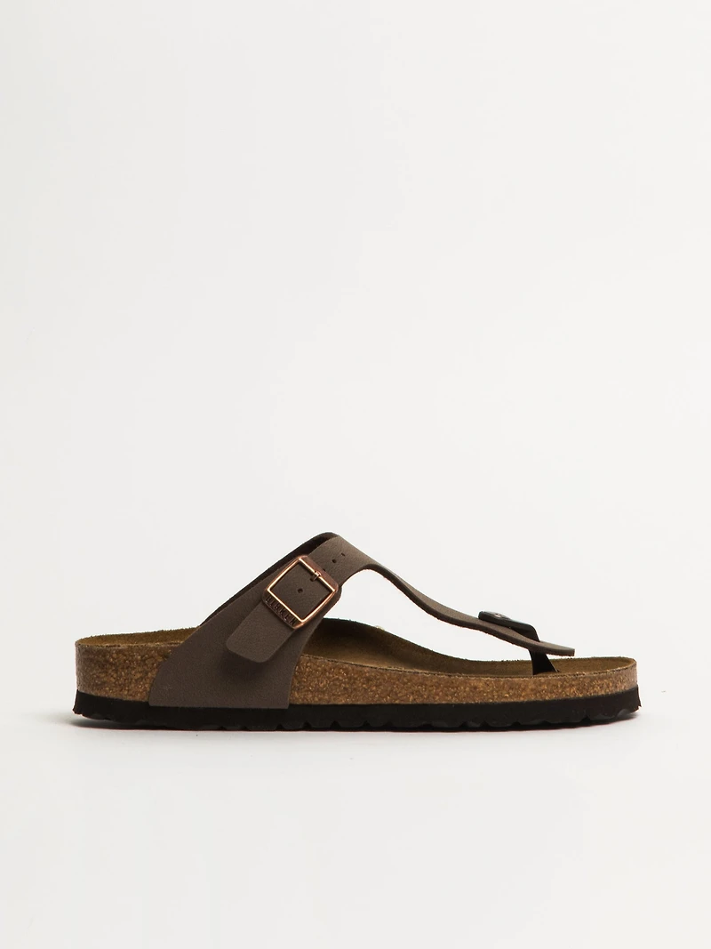 WOMENS BIRKENSTOCK GIZEH NARROW SANDALS - MOCHA