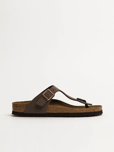 WOMENS BIRKENSTOCK GIZEH NARROW SANDALS - MOCHA