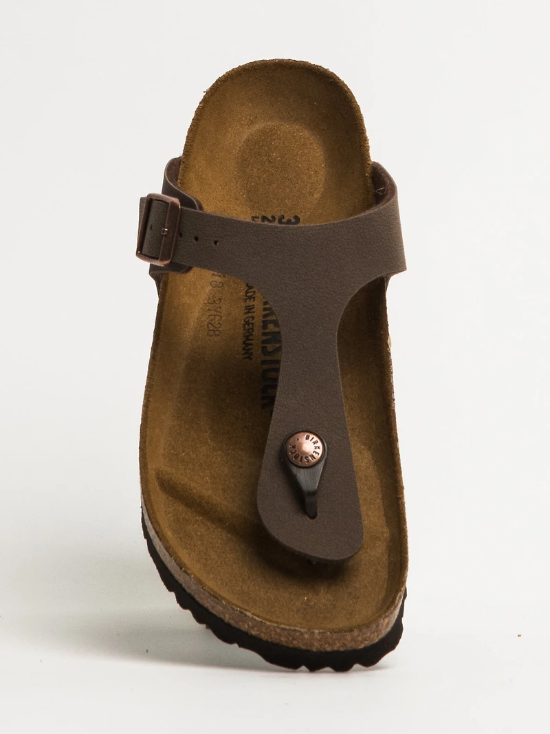 WOMENS BIRKENSTOCK GIZEH NARROW SANDALS - MOCHA
