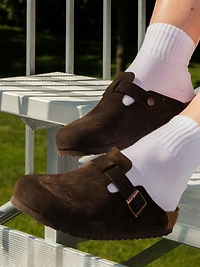 WOMENS BIRKENSTOCK BOSTON CLOG - MOCHA