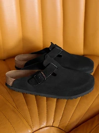 SABOTS BIRKENSTOCK BOSTON POUR HOMMES - NOIR