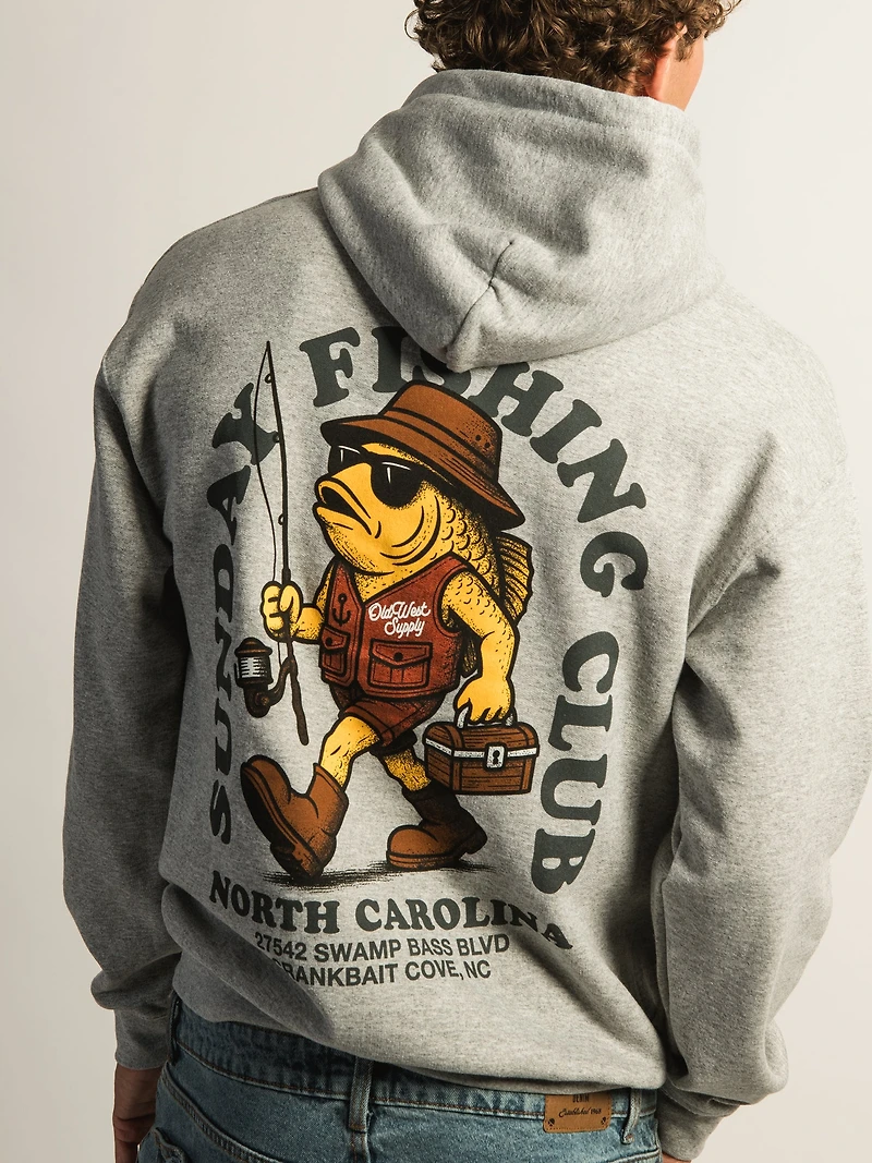 SUNDAY FISHING CLUB PULL OVER HOODIE