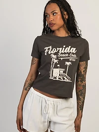 TEE-SHIRT BOXY FLORIDA PALM