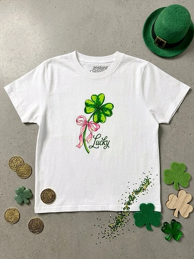 LUCKY CLOVER BOXY TEE