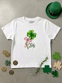 LUCKY CLOVER BOXY TEE