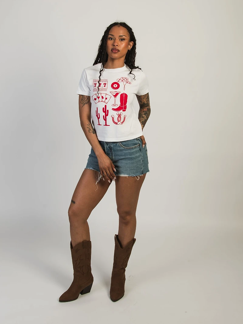 TEE-SHIRT BOXY COLLAGE WESTERN