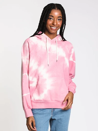 WOMENS VNTG RGLN PULL OVER HD - DUSTY ROSE CLEARANCE