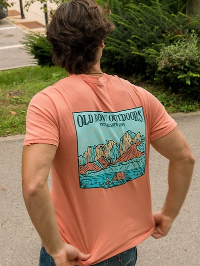 OLD ROW OUTDOORS MOUNTAIN RANGE T-SHIRT - CLEARANCE