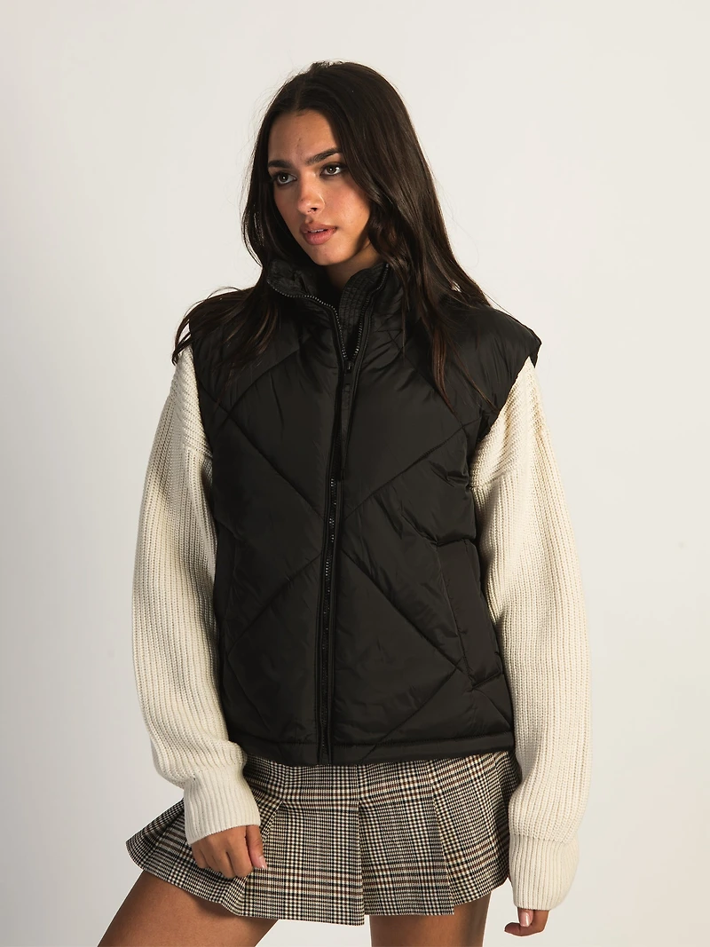 B.YOUNG BOMINA QUILTED PUFFER VEST - CLEARANCE
