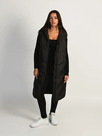 B.YOUNG BOMINA LONG HOODED PUFF VEST - CLEARANCE