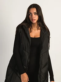 B.YOUNG BOMINA LONG HOODED PUFF VEST - CLEARANCE