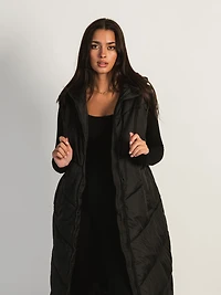 B.YOUNG BOMINA LONG HOODED PUFF VEST - CLEARANCE