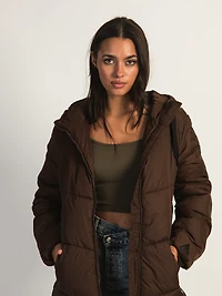 VESTE PUFFER BOMINA LONG CAFÉ