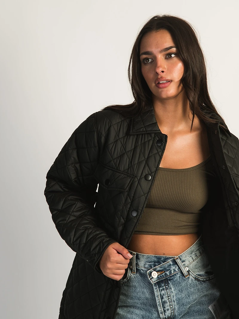 VESTE-CHEMISE PUFFER ALETTA MATELASSÉE