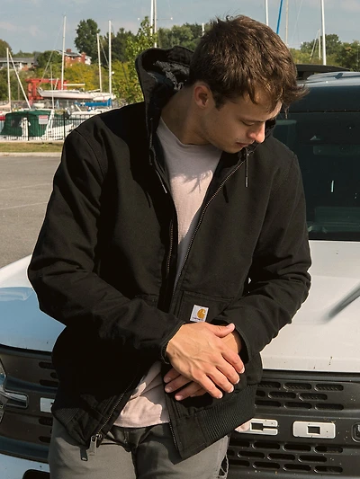 VESTE ISOLÉE À CAPUCHE CARHARTT DUCK ACTIVE