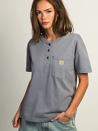 T-SHIRT CARHARTT HENLEY - GLYCINE