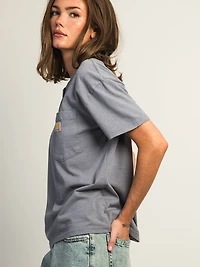 T-SHIRT CARHARTT HENLEY - GLYCINE