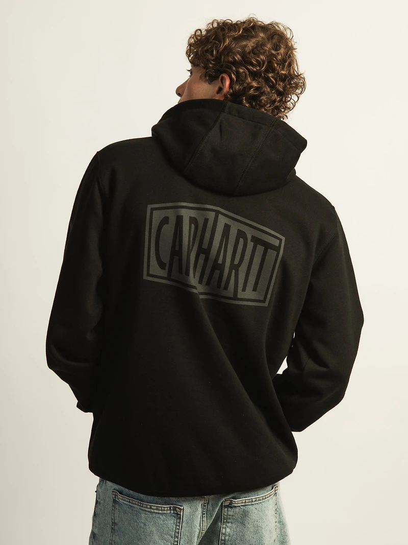 CARHARTT LOOSE FIT MIDWEIGHT LOGO GRAPHIC PULL OVER HOODIE