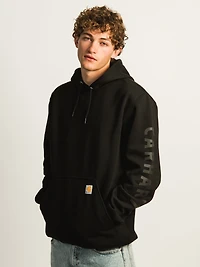 CARHARTT LOOSE FIT MIDWEIGHT LOGO GRAPHIC PULL OVER HOODIE