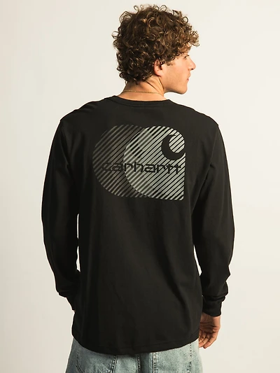 CARHARTT RELAXED LIGHTWEIGHT POCKET GRAPHIC LONG SLEEVE TEE