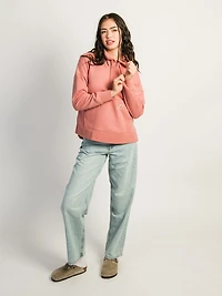 CARHARTT OVERSIZED MIDWEIGHT HEART GRAPHIC HOODIE - ROSE