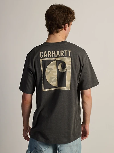 CARHARTT IRVINE RELAXED BLOCK CAMO T-SHIRT