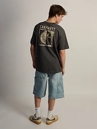CARHARTT IRVINE RELAXED BLOCK CAMO T-SHIRT