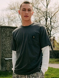 CARHARTT IRVINE RELAXED BLOCK CAMO T-SHIRT