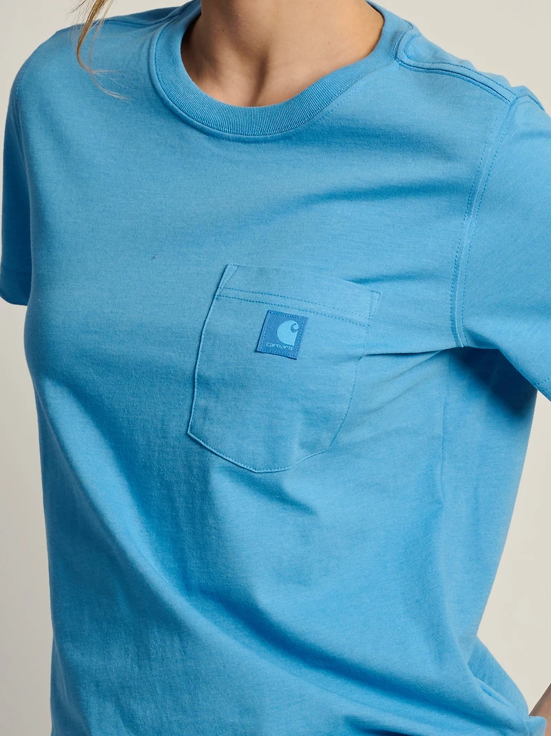 CARHARTT IRVINE RELAXED TEE- BLUE