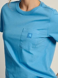 CARHARTT IRVINE RELAXED TEE- BLUE