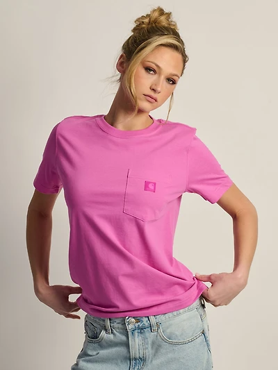 CARHARTT IRVINE RELAXED TEE - FUSCHIA