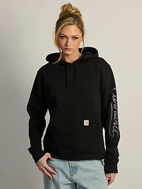 CARHARTT SAWYER SCRIPT LOGO SWEATER - NOIR