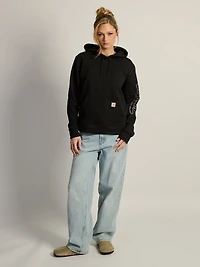 CARHARTT SAWYER SCRIPT LOGO SWEATER - BLACK