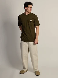 CARHARTT WORKWEAR POCKET T-SHIRT - LOG HEATHER