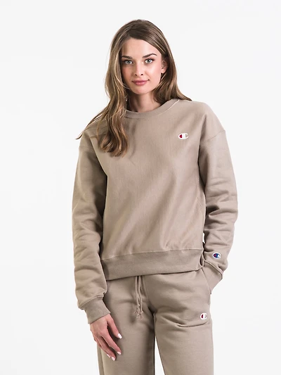 WOMENS REVERSE WEAVE CREW