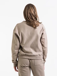 WOMENS REVERSE WEAVE CREW
