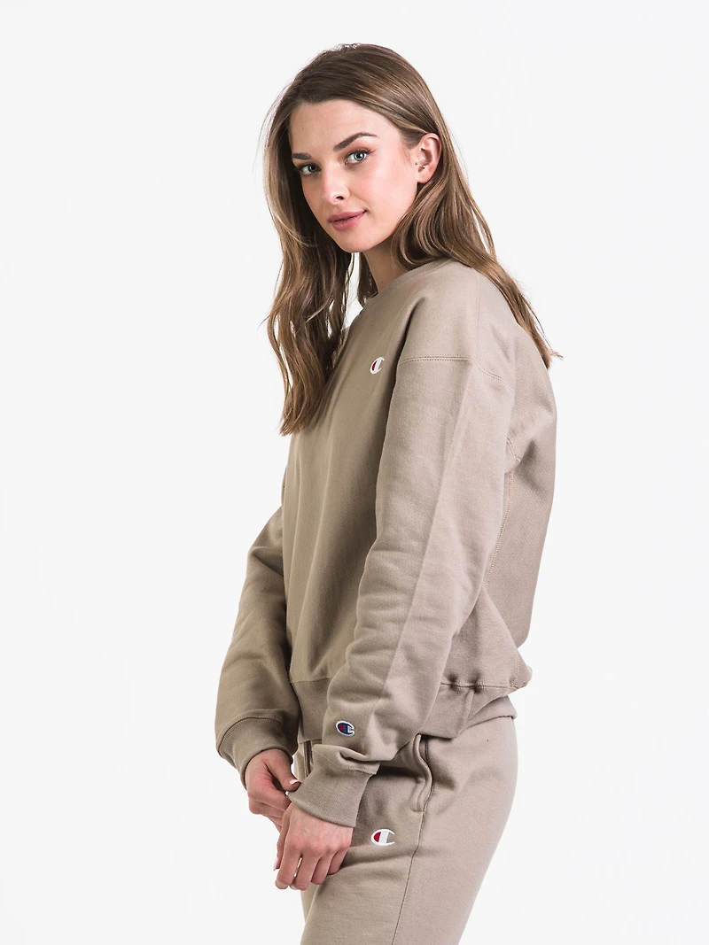 WOMENS REVERSE WEAVE CREW
