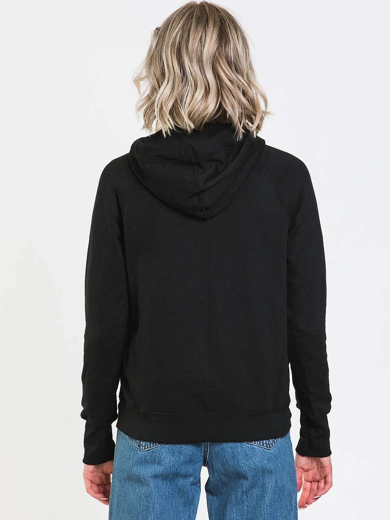 SWEAT-SHIRT À CAPUCHE AVEC ÉCRITURE BRODÉE EN POWERBLEND POUR FEMMES