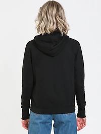 SWEAT-SHIRT À CAPUCHE AVEC ÉCRITURE BRODÉE EN POWERBLEND POUR FEMMES