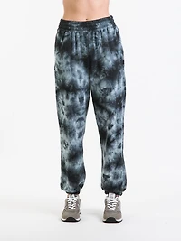 PANTALON DE SURVÊTEMENT EN MOLLETON TEINT POUR FEMMES BOYFRIEND